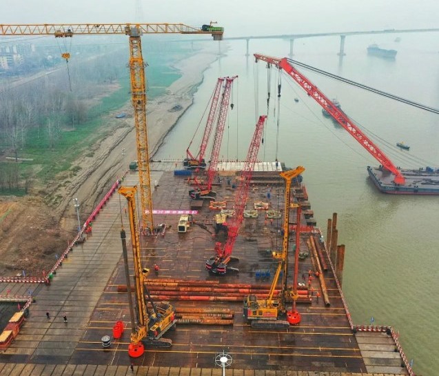 今天，G3蒙特卡罗33474备用网址长江公铁大桥正式动工了！